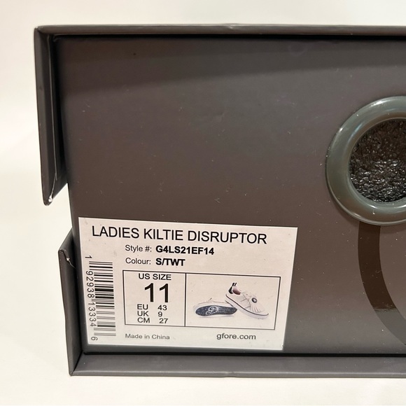 G/FORE White and Black Athletic Shoes - Picture 7 of 11